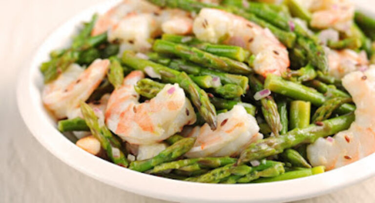 Shrimp With Asparagus Salad Recipe