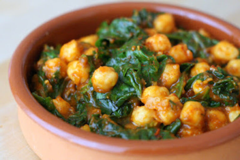Spinach and Chickpeas Recipe