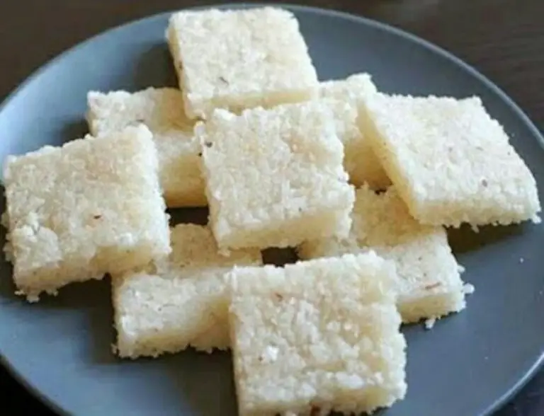 Coconut Barfi Recipe (Indian)