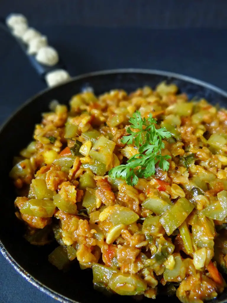 Masala Coconut and Bottle Gourd Recipe
