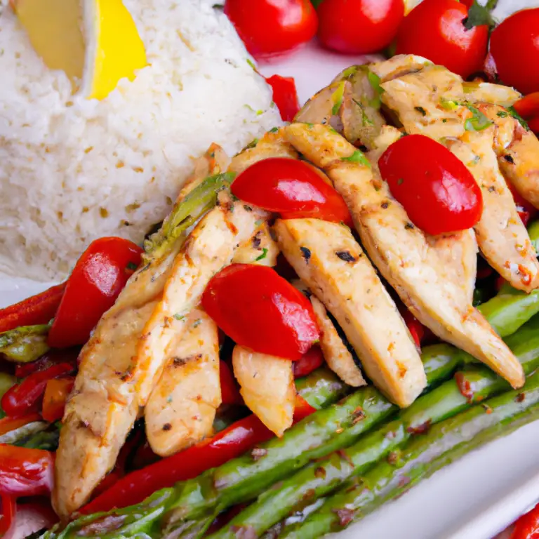 Asparagus With Chicken and Rice Salad Recipe