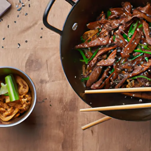 Beef in Teriyaki Sauce With Soba Noodles Recipe.