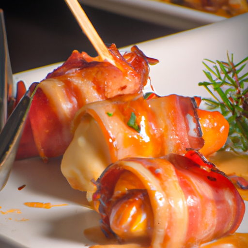 Chicken & Cheese Wrapped In Bacon Recipe