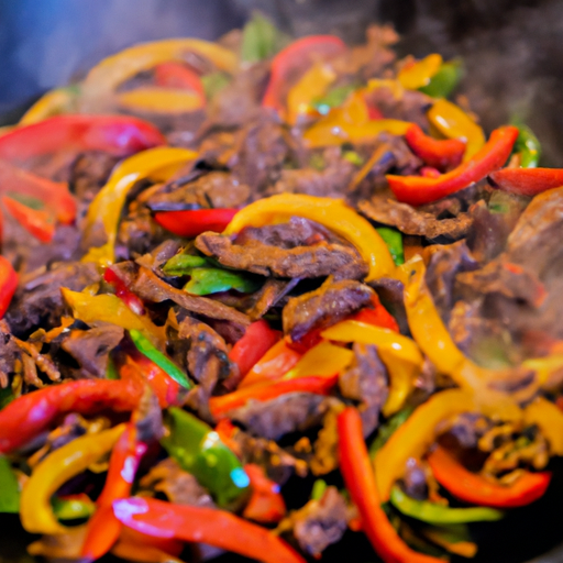 An image featuring a sizzling wok atop a fiery stove