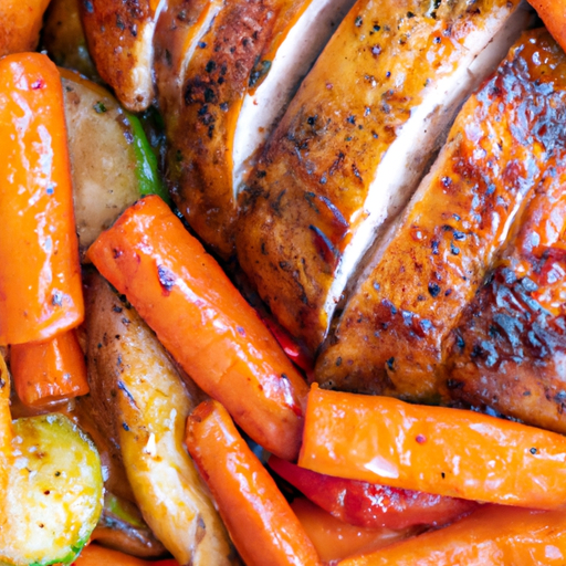 Herbed Chicken and Roasted Vegetables Recipe.