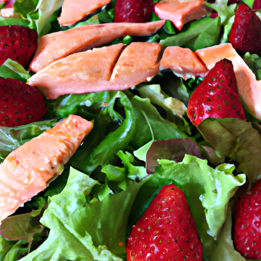 Strawberry and Salmon Salad Recipe