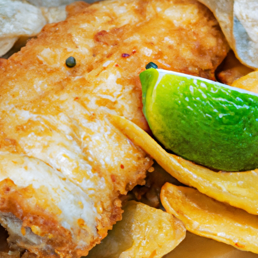 Baked Lime Crusted Fish With Roast Potato Chips Recipe