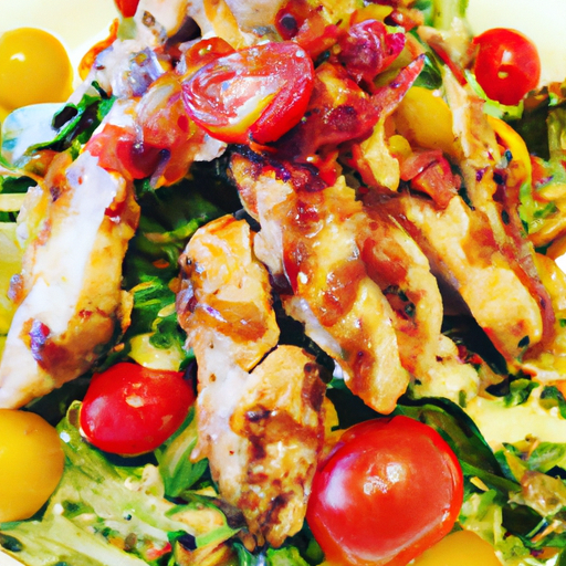 Grilled Chicken and Tomato Salad