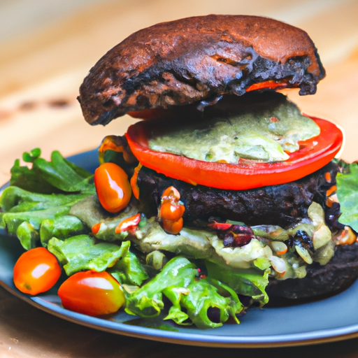 Homemade Quick Black Bean Burger