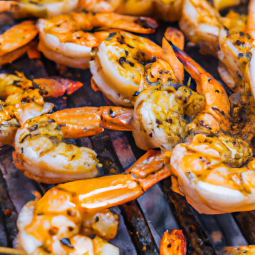 Lemon Garlic Shrimp Skewers