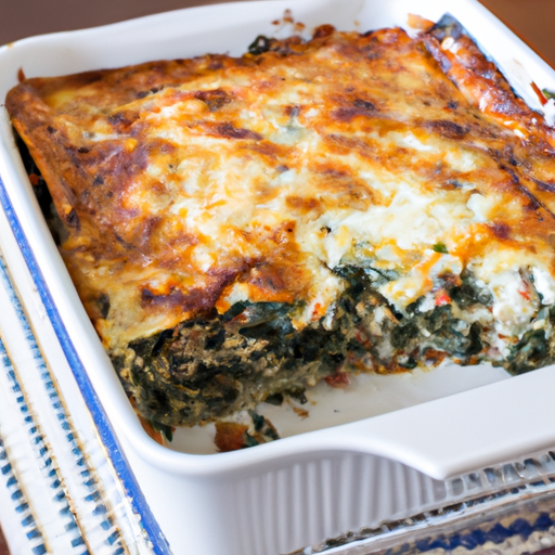 Mediterranean Spinach Strata