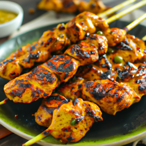 Almond Butter Chicken Satay