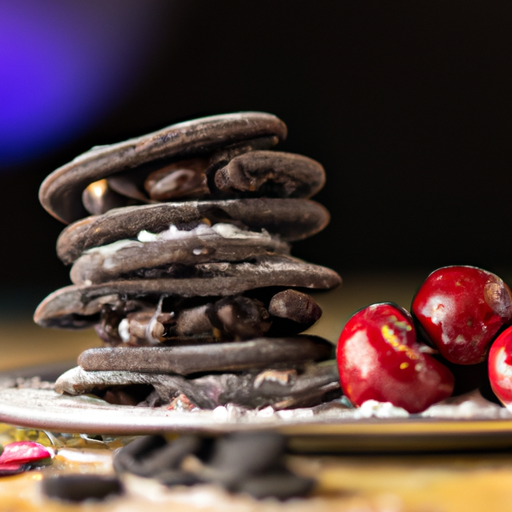 Black Bean Chocolate Chili Cherry Cookies