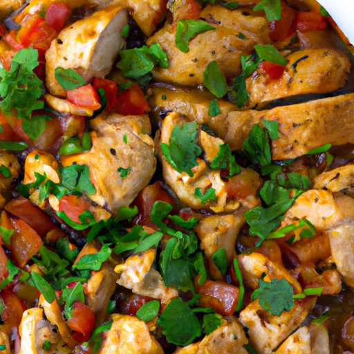 Chicken With Chorizo and Tomato Salsa