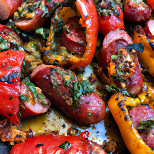 Herb and Sausage-Stuffed Peppers