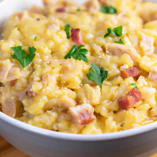Instant Pot Chicken and Bacon Risotto