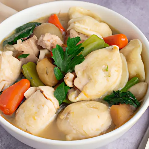 Instant Pot Chicken and Dumpling Stew
