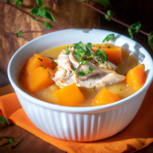 Instant Pot Chicken and Sweet Potato Soup