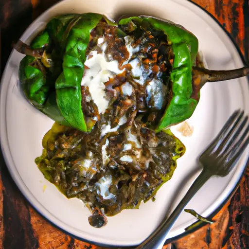 Mexican Poblano Stuffed Peppers