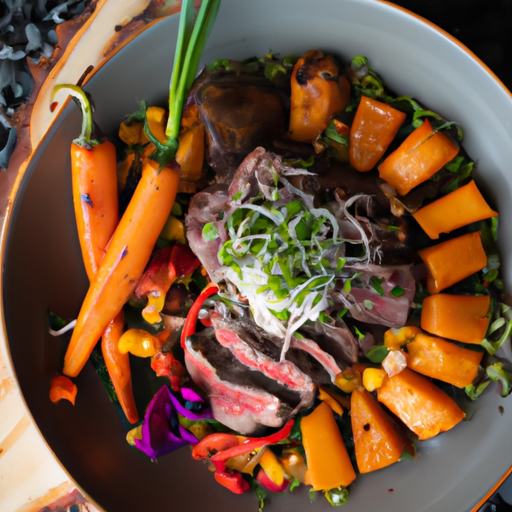 Peruvian Steak and Roasted Sweet Potato Bowl