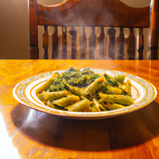 Rigatoni With Kale Pesto