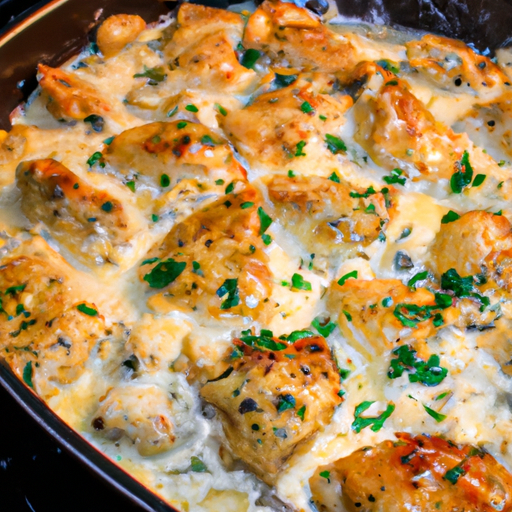 Roasted Garlic Chicken Alfredo