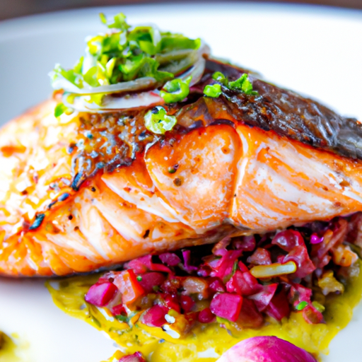 Salmon, Radish and Shallot Roast