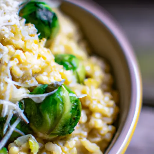Shortcut Risotto With Brussels Sprouts