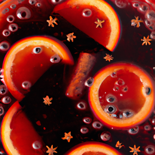 Slow Cooker Blood Orange Fizzy Mulled Wine