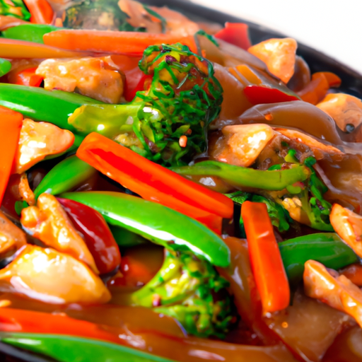 Sweet Spicy Chicken and Vegetable Stir Fry