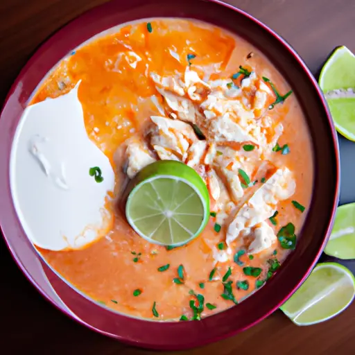Tortilla Soup With Lime Crema