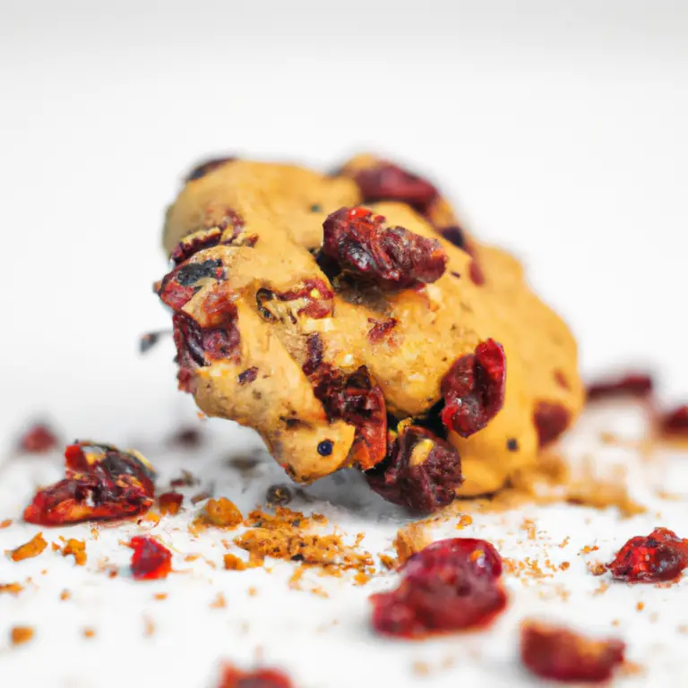 Bourbon, Cranberry, and Walnut Cookies