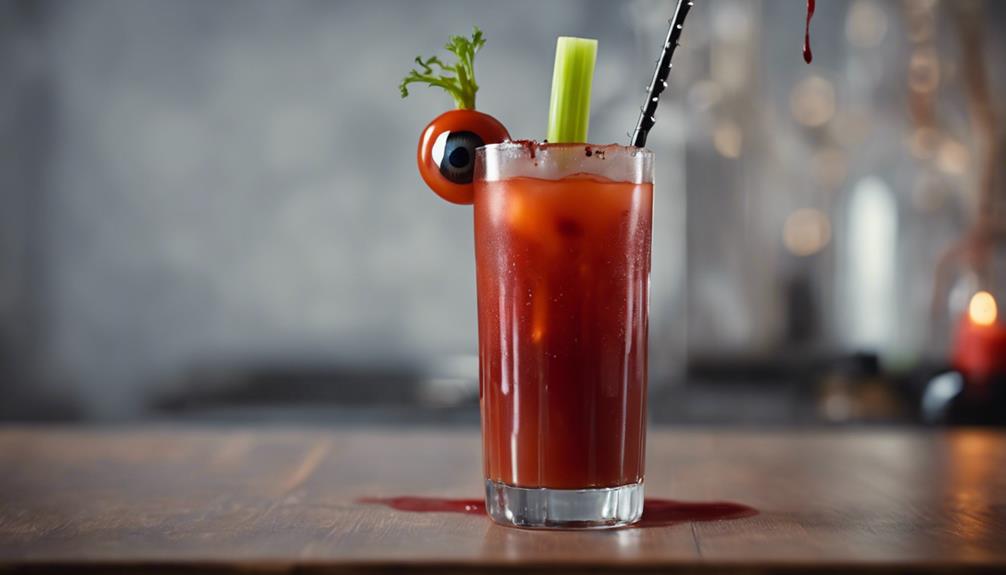 Bloody Mary Halloween Drink