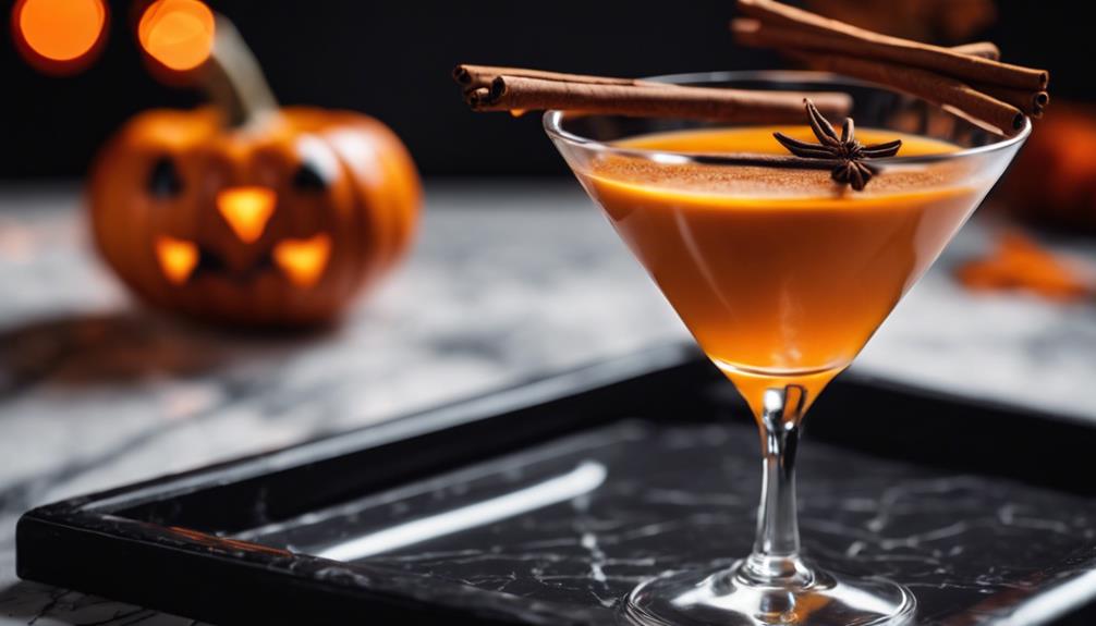 Pumpkin Spice Martini halloween drink