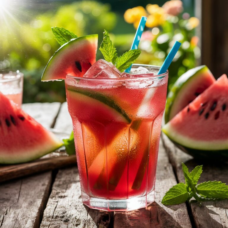 Watermelon Mint Iced Tea