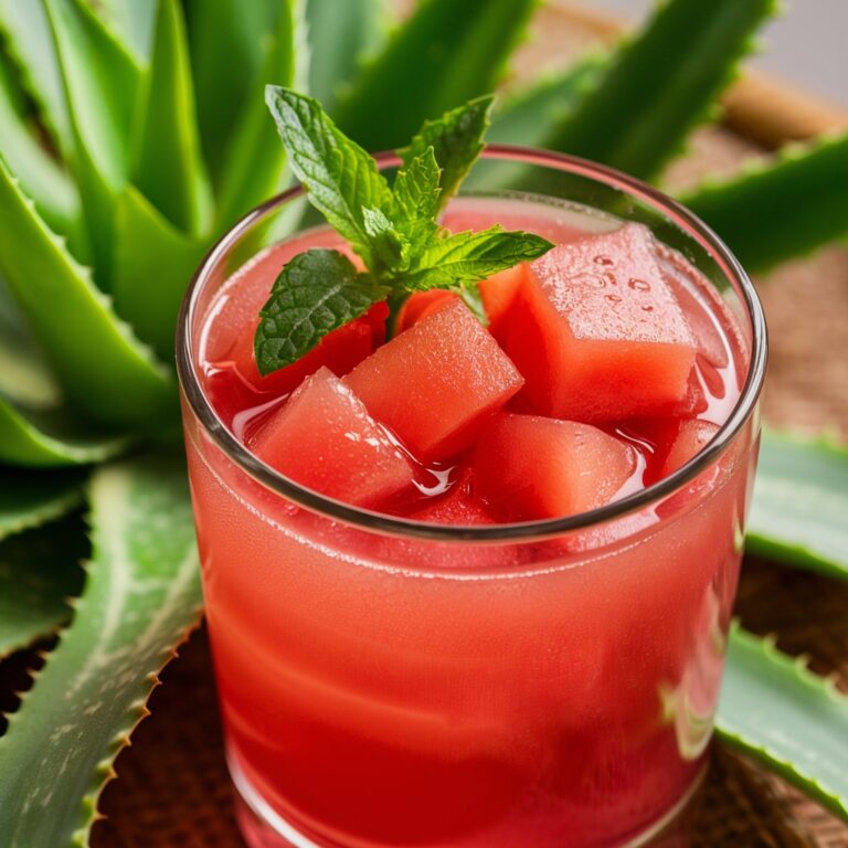 Watermelon and Aloe Vera Drink