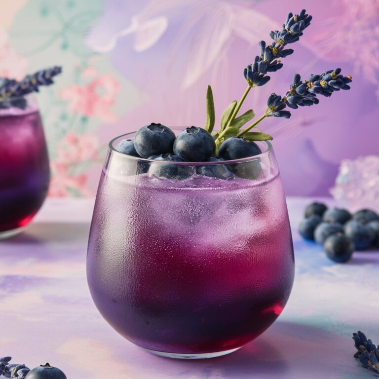 Lavender Blueberry Fizz