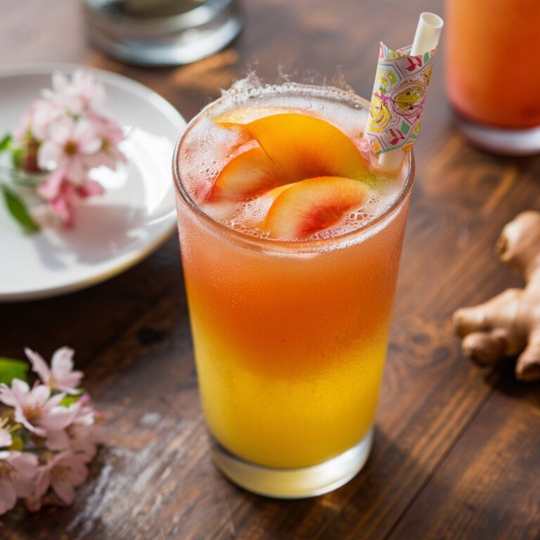 Peach Ginger Refresher