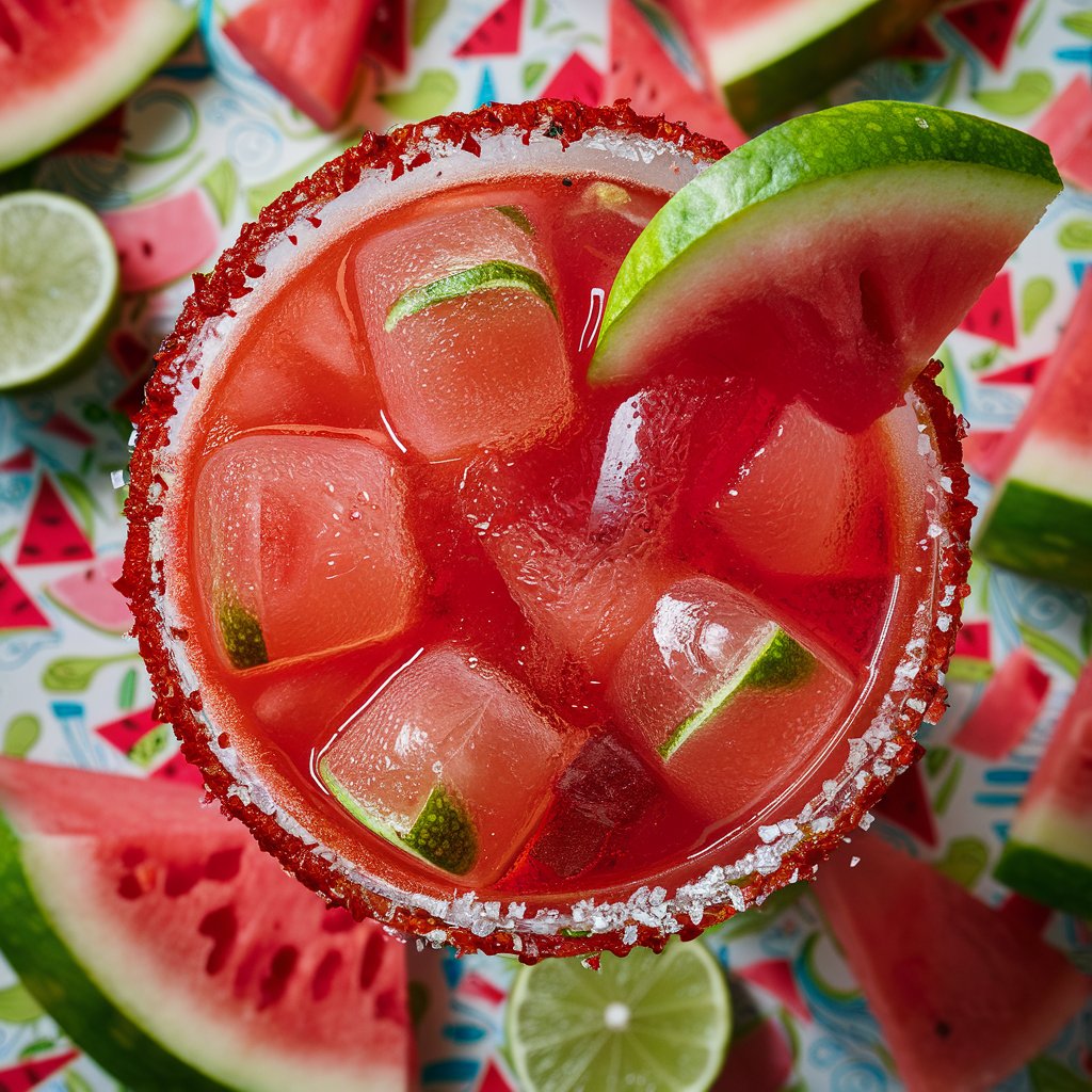 spicy watermelon margarita