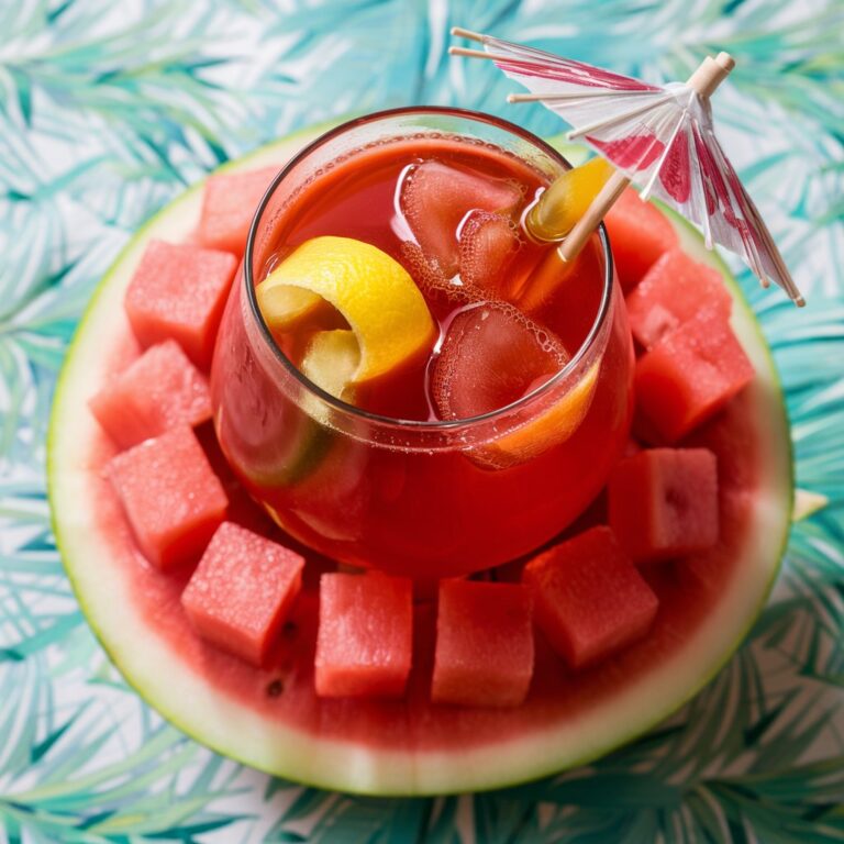 Watermelon and Apple Cider Refresher