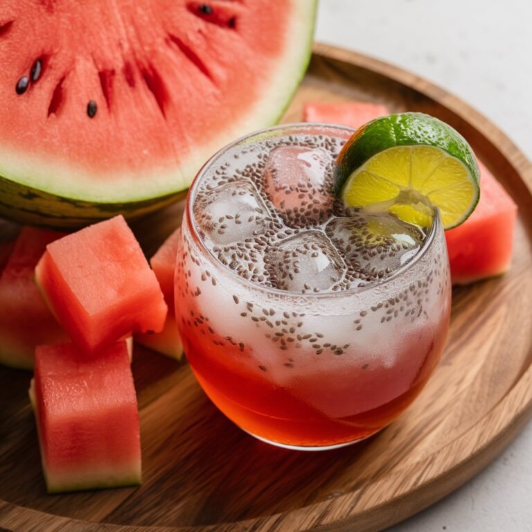 Watermelon and Chia Fresca