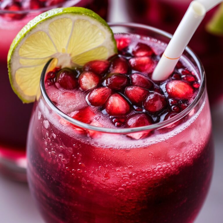 Pomegranate Lime Refresher