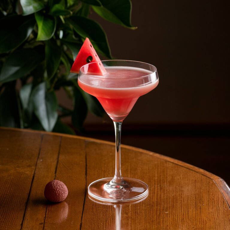 Watermelon and Lychee Martini