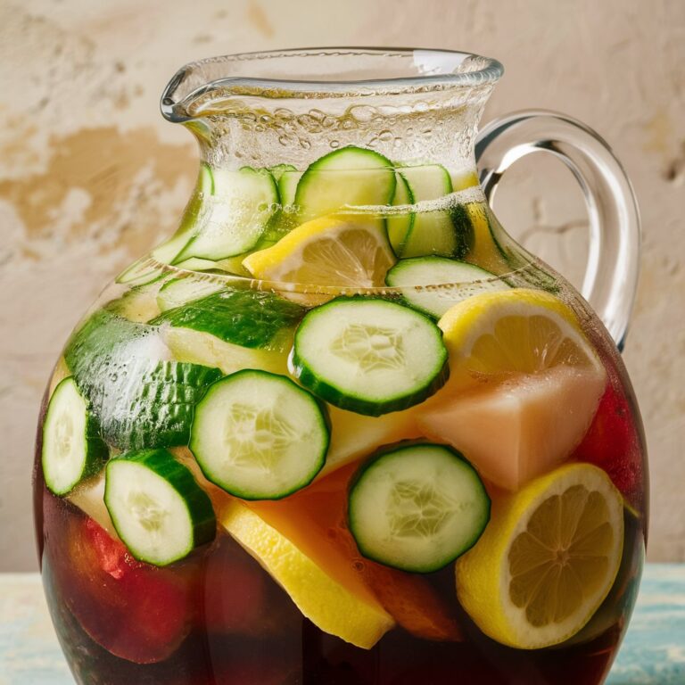 Cucumber Melon Sangria