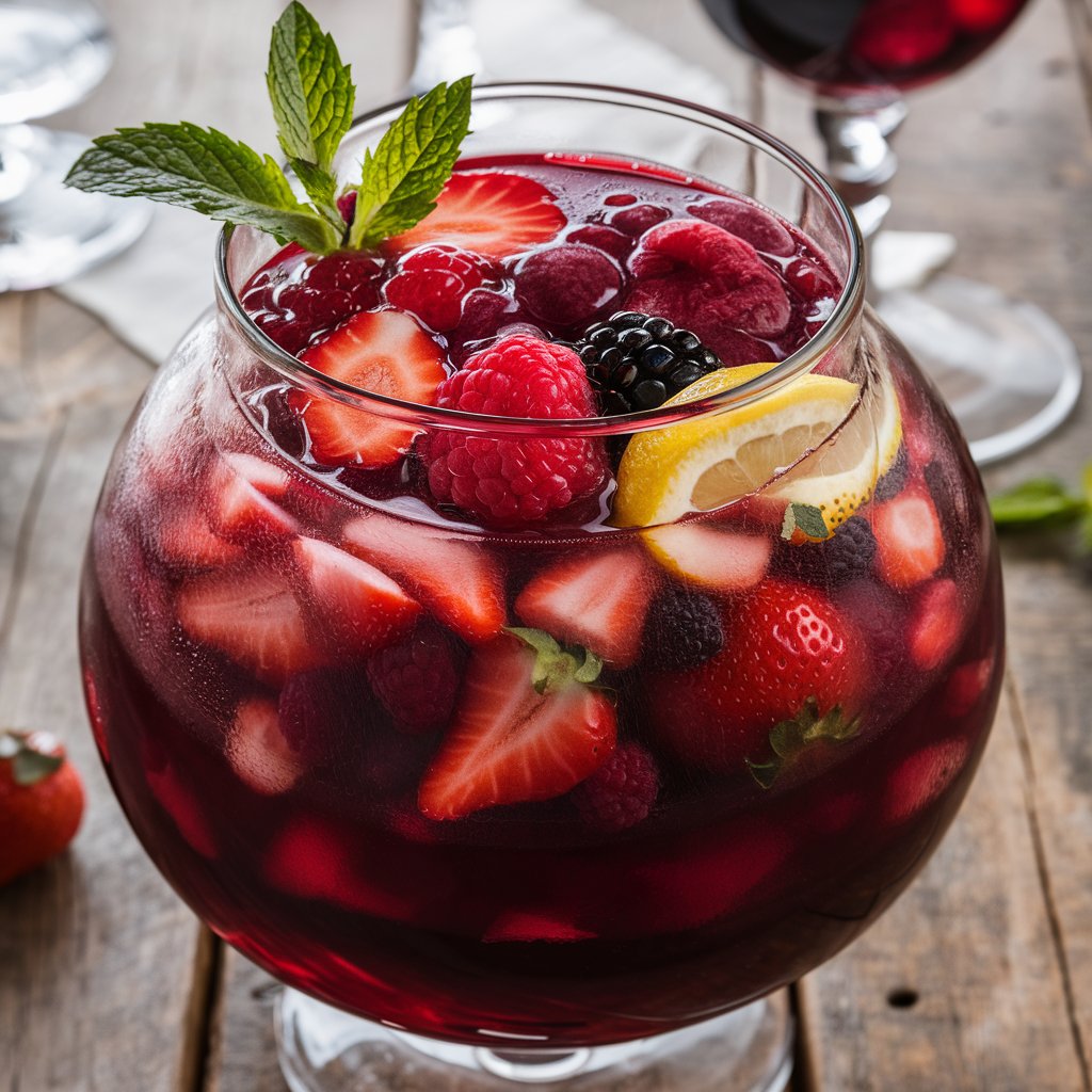 berry red sangria