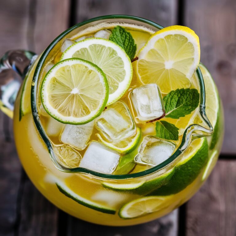 Lime and Mint Sangria