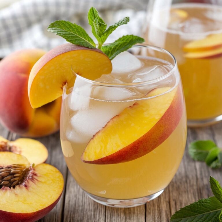 White Wine Peach Sangria