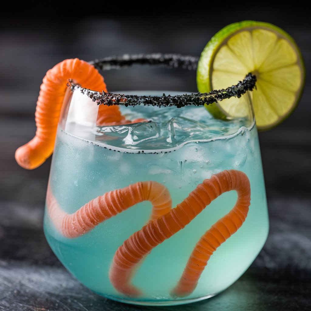 crepy crawly cocktail halloween drink