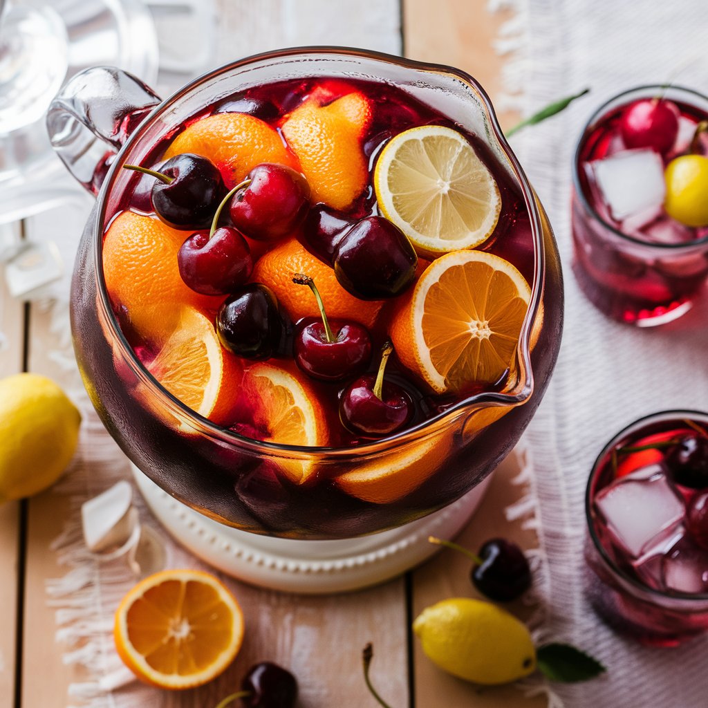 cranberry cherry sangria