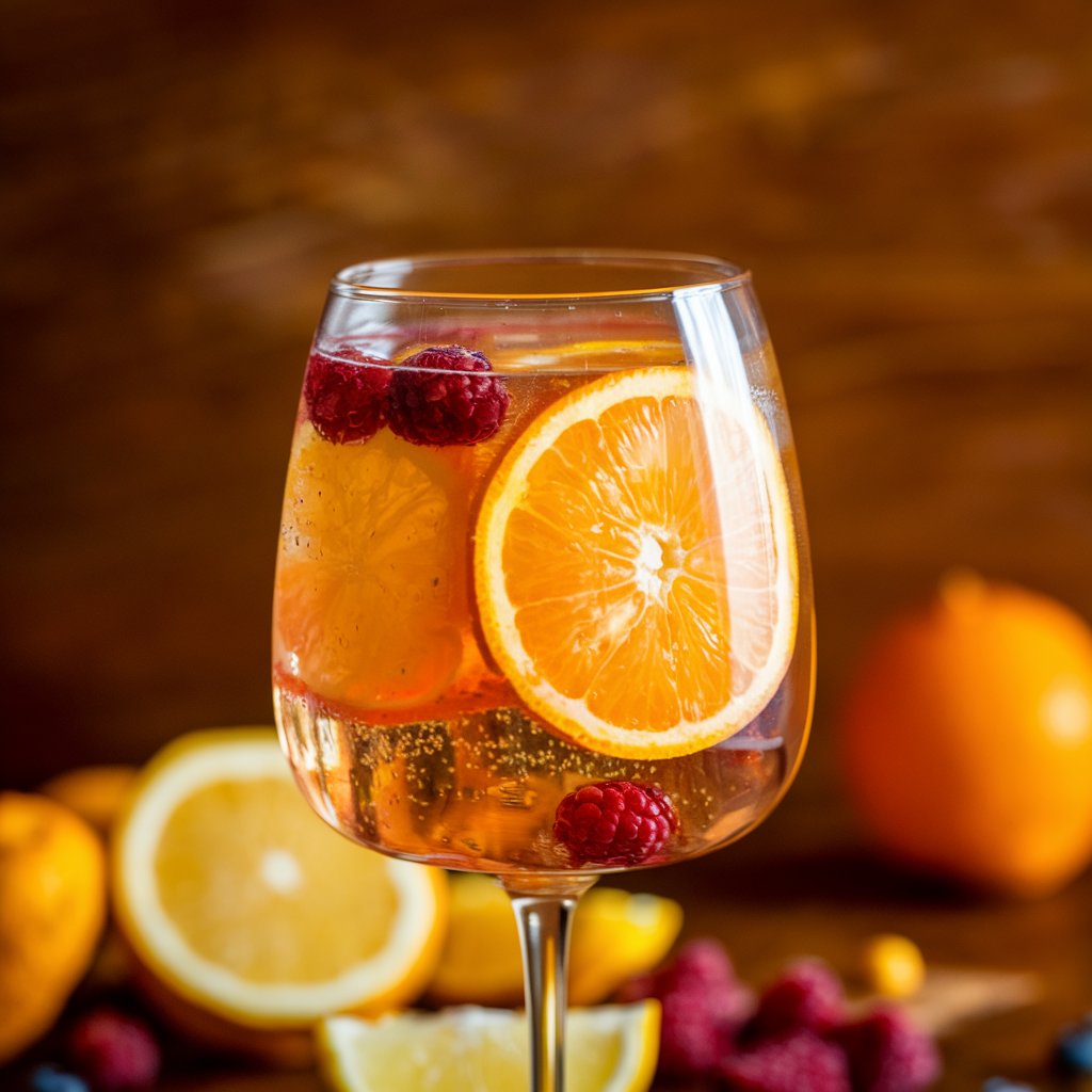 sparkling citrus sangria